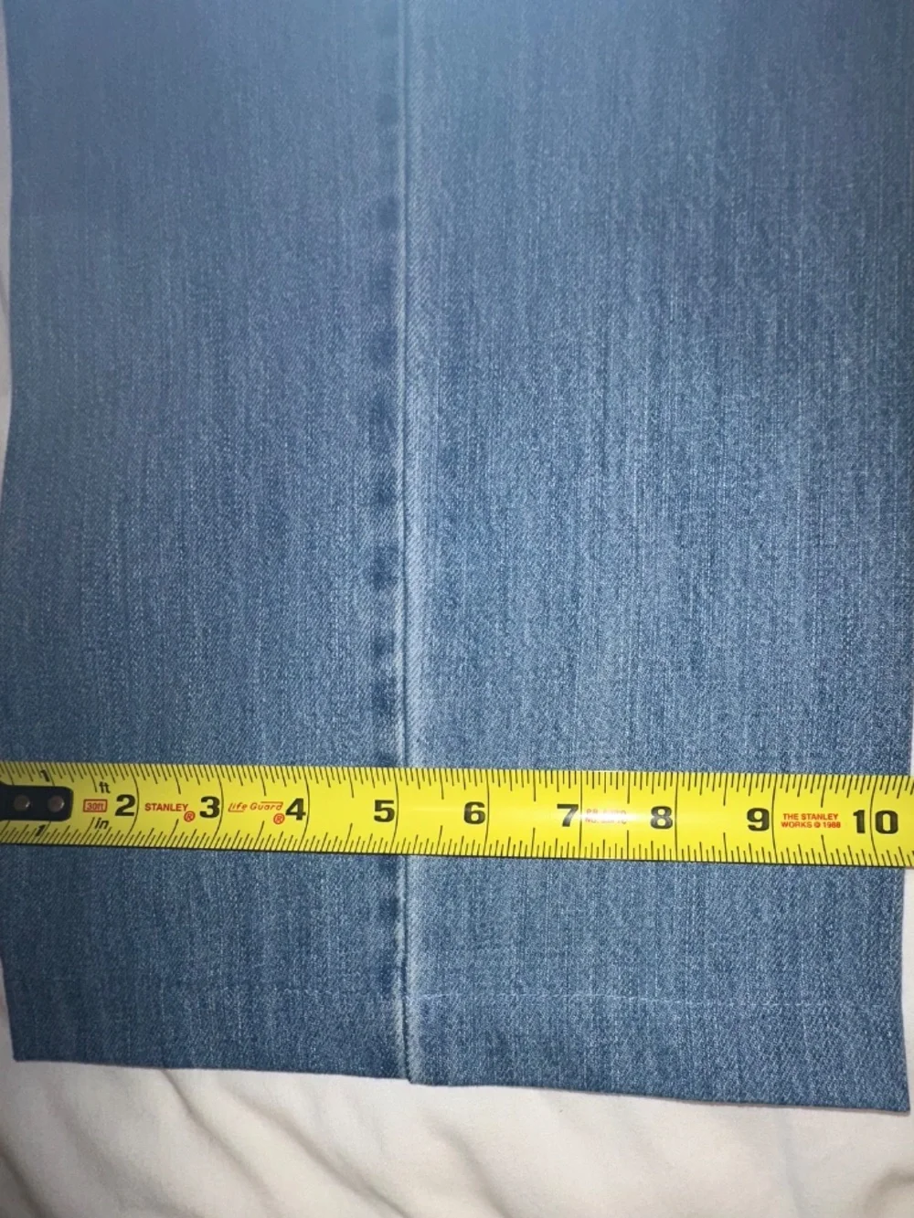 Paul Fredrick W38 blue jeans